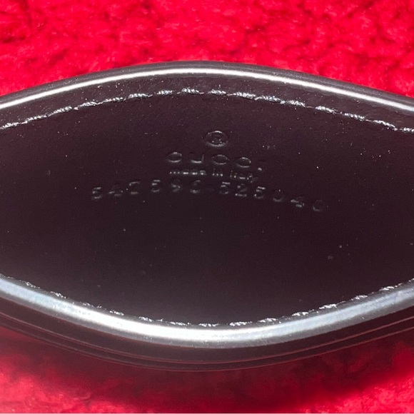 GUCCI AUTHENTIC BLACK UNISEX CARD HOLDER. EUC. - Picture 3 of 5